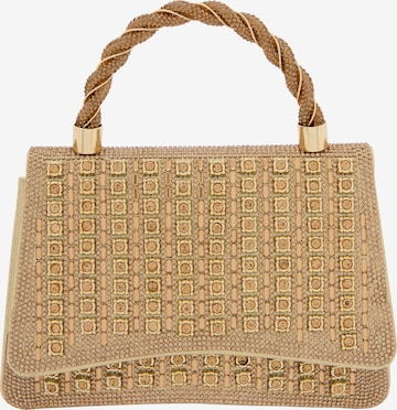 faina Listová kabelka - Zlatá: predná strana