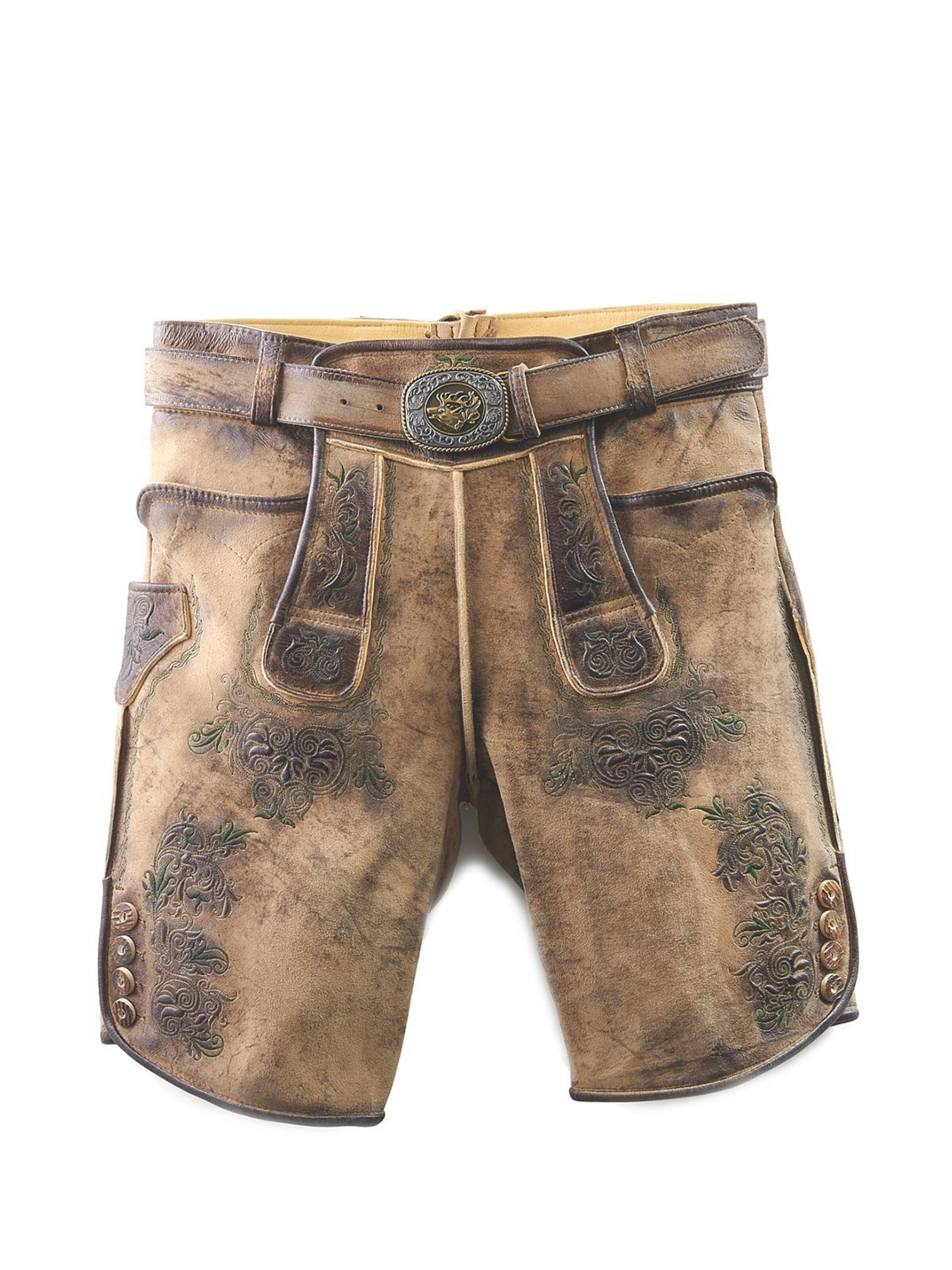 Schweigerts Regular Trachtenhose 'BUCHNER'‌‌‌‌‌‌ in Braun: Vorderseite