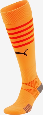 PUMA Soccer Socks in Orange: front