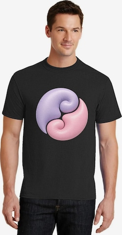 HUSKSWARE Shirt in Schwarz: Vorderseite