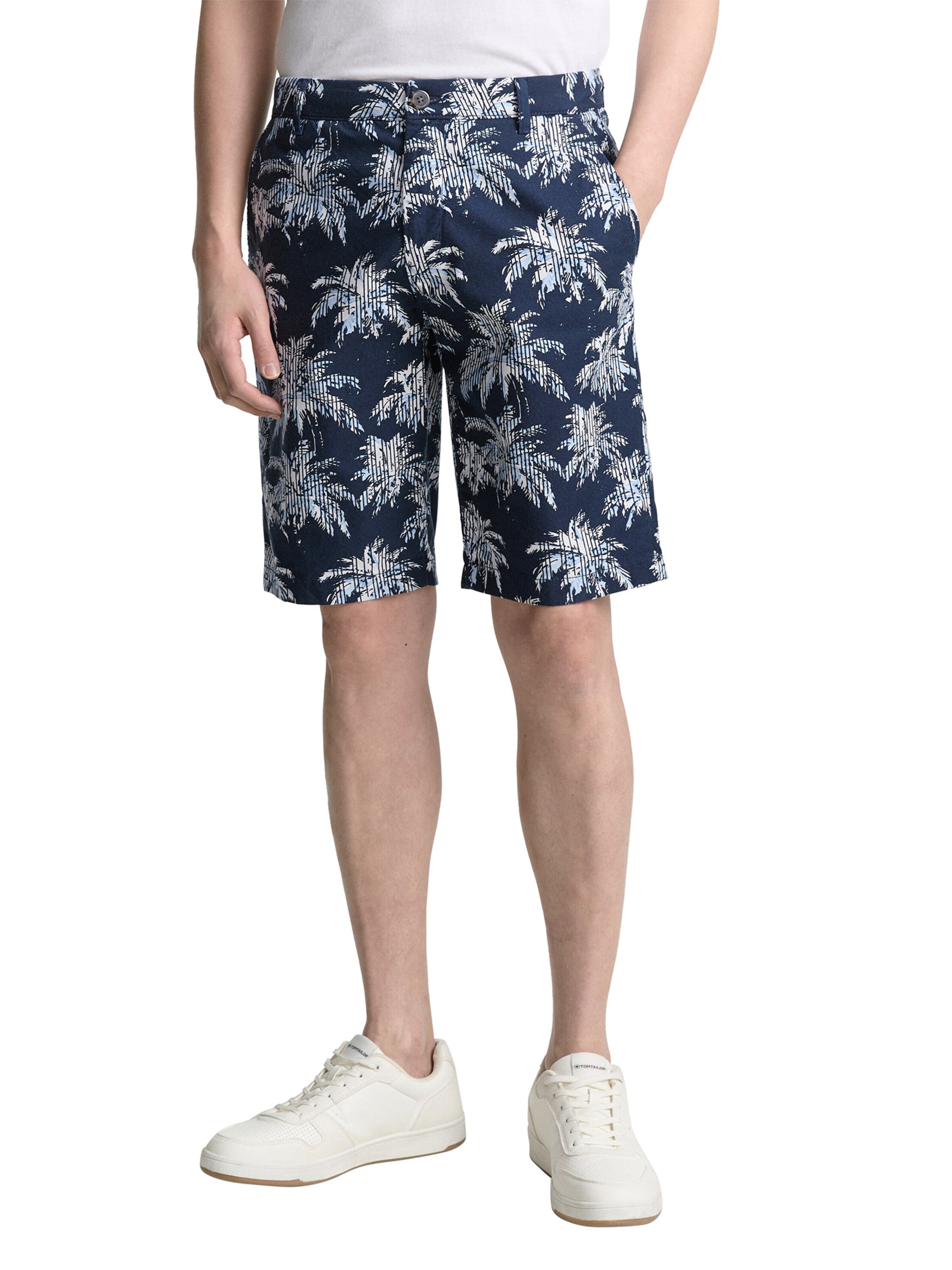 TOM TAILOR Regular Shorts in Blau: Vorderseite