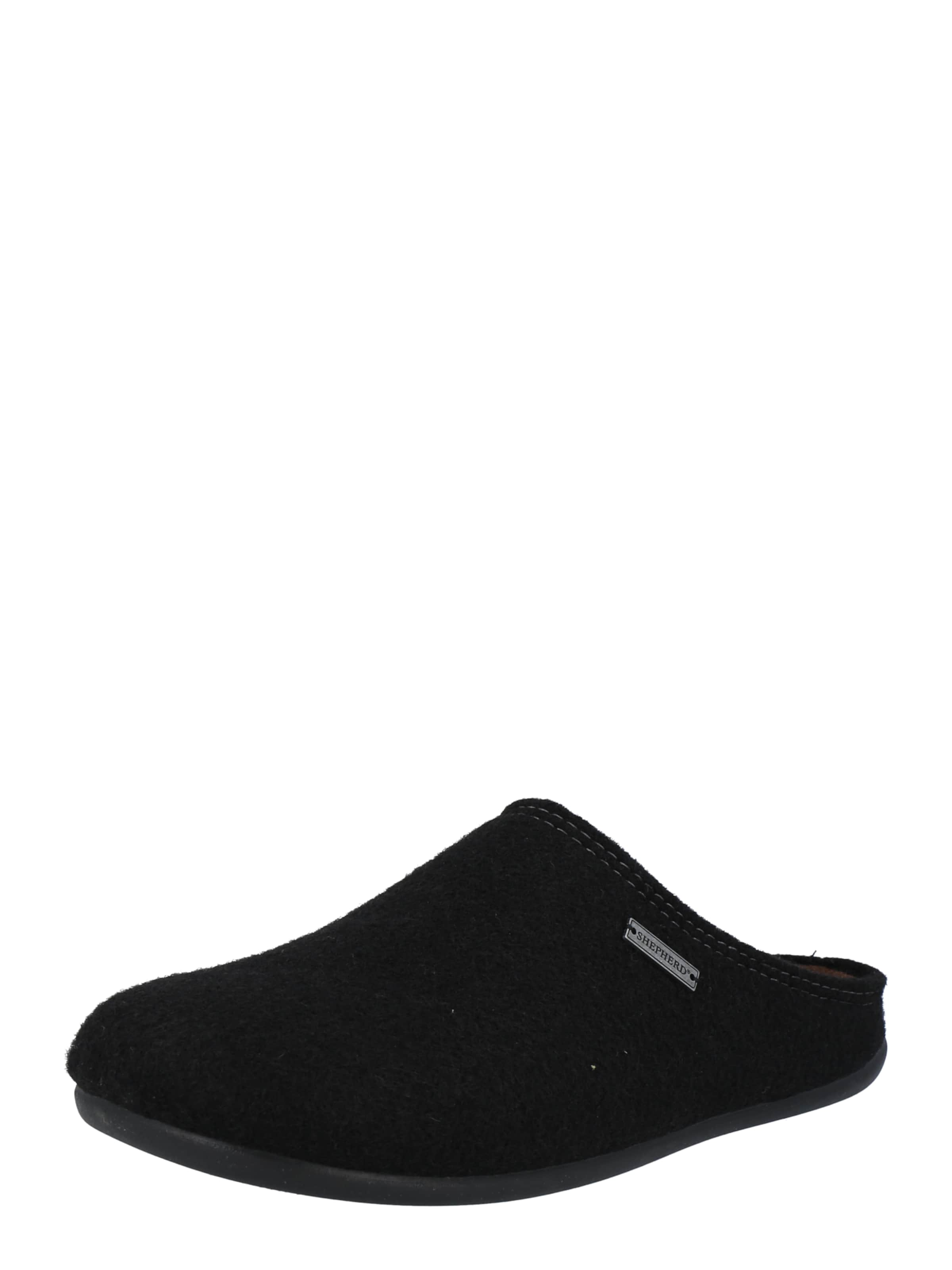 SHEPHERD Slipper &#x27;JON&#x27; in Black: front