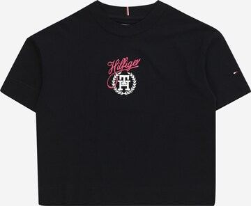 TOMMY HILFIGER T-shirt i blå: framsida