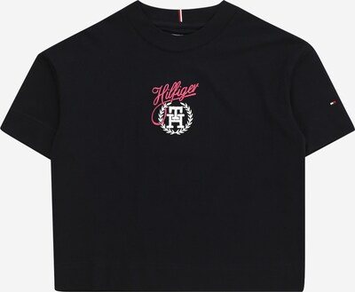 TOMMY HILFIGER T-Shirt en bleu marine / rose / blanc, Vue avec produit