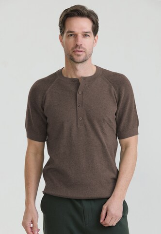 Felix Hardy T-shirt i brun: framsida