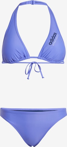 ADIDAS SPORTSWEAR - Bikini deportivo 'Padded Sportswear Neckholder' en azul: frente