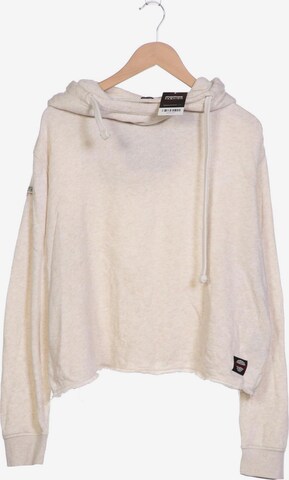 Superdry Sweatshirt & Zip-Up Hoodie in L in White: front
