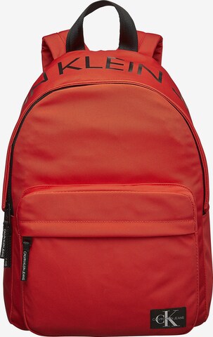 Calvin Klein Jeans Rucksack in Rot: front