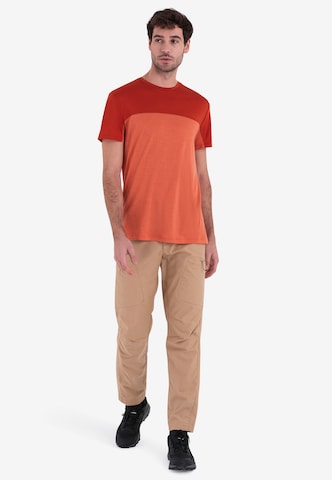 ICEBREAKER Performance shirt 'Cool-Lite Sphere III' in Orange