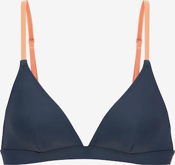LASCANA ACTIVETrokutasti Bikini gornji dio - plava boja: prednji dio