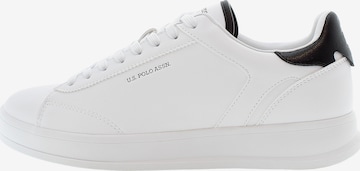 Sneaker bassa 'Campy' di U.S. POLO ASSN. in bianco: frontale