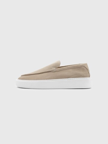 Dutch'D Classic Flats 'Atmos' in Beige: front