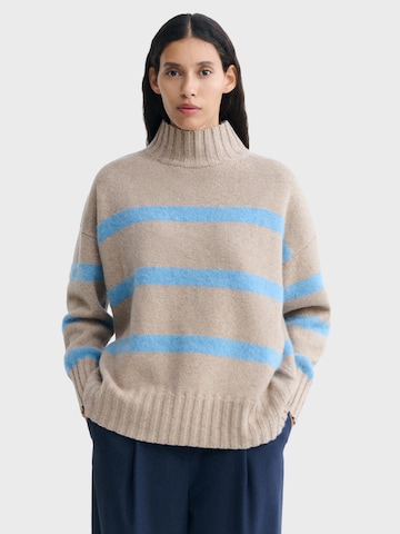Thinking MU - Pullover 'Audre' em bege: frente