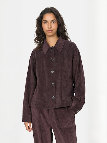 Soyaconcept - Chaqueta de entretiempo ' SC-BINDI ' en marrón: frente