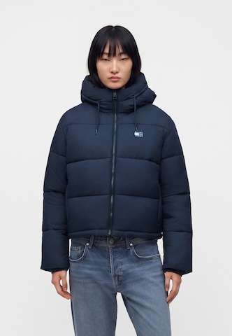 Tommy Jeans Winterjas in Blauw