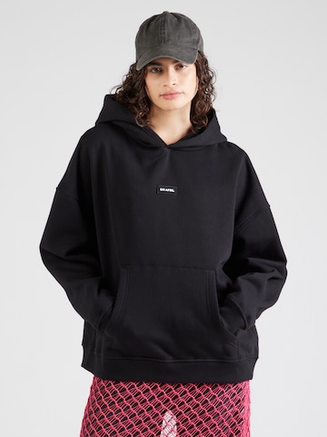 OH APRIL Sweatshirt in Zwart: voorkant