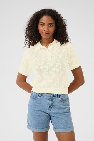 Kaffe Sweater 'KAabela' in White: front