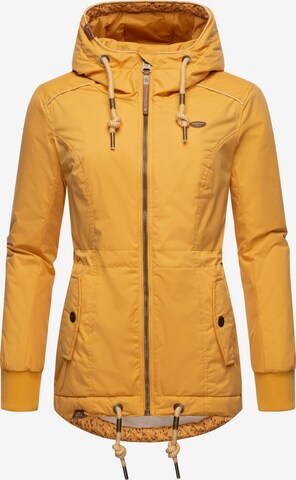 Ragwear Weatherproof jacket 'Danka' in Yellow
