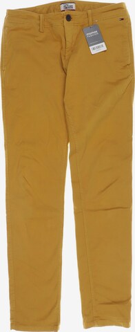 Tommy Jeans Pants in 28 in Orange: front