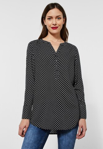 STREET ONE Bluse in Schwarz: Vorderseite