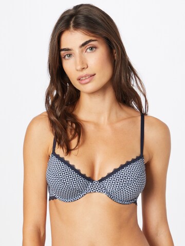 ESPRIT T-shirt Bra in Blue: front