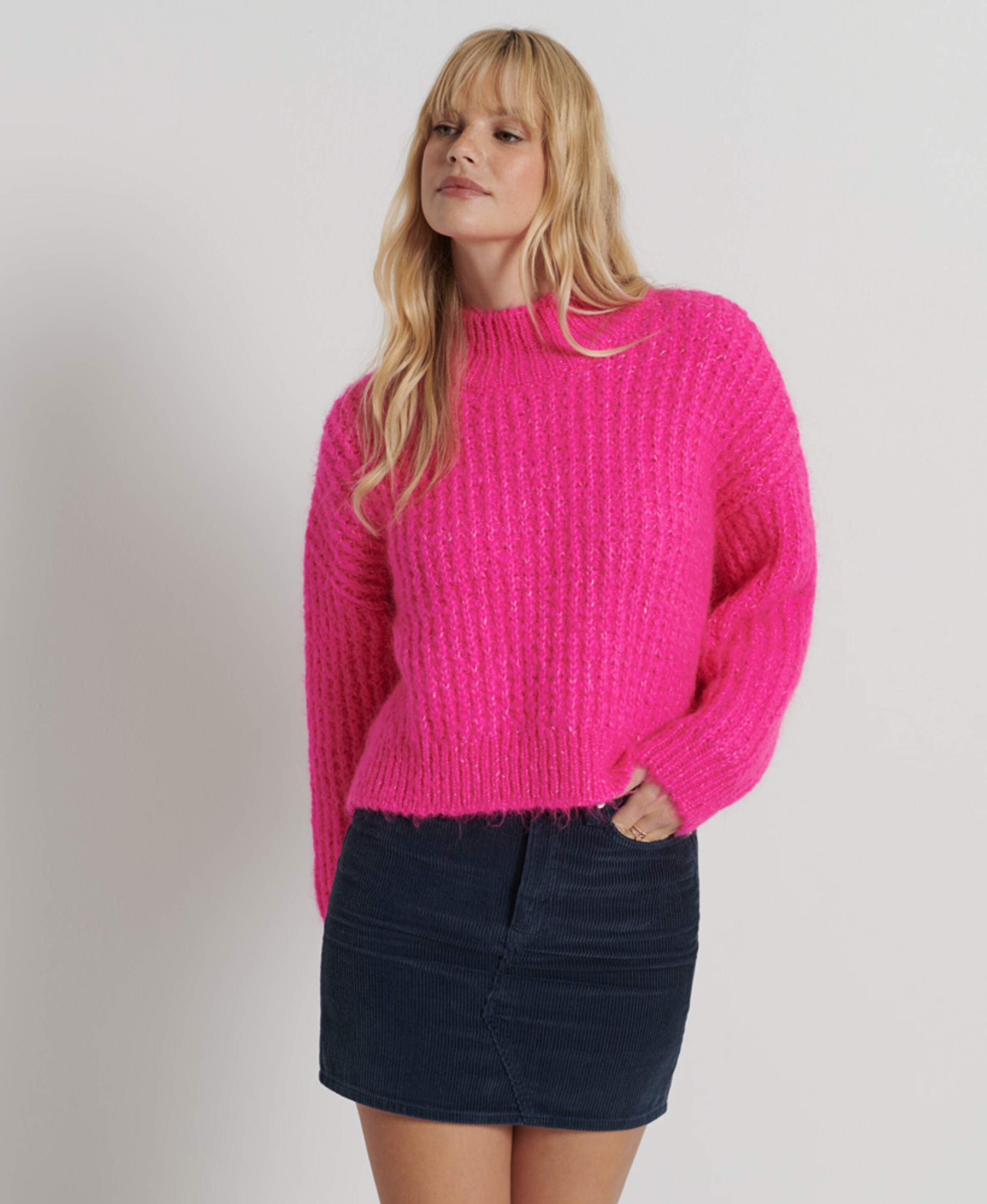 Frauen Pullover & Strick Superdry Pullover in Pink - TV08725