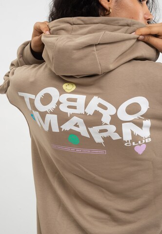 Sweat-shirt Tom Barron en beige