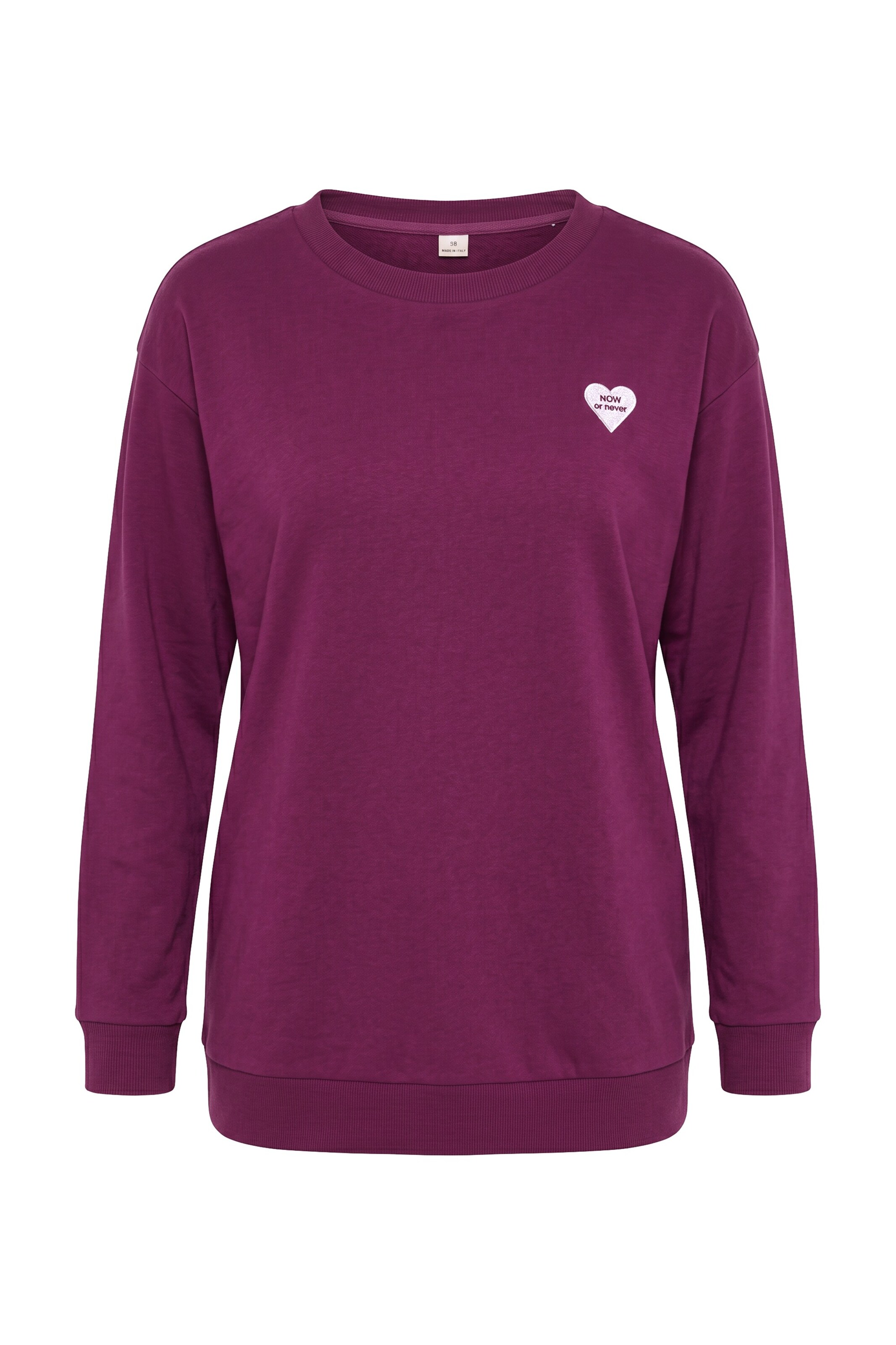 Ulla Popken Sweatshirt in XL-XXL in Berry / Dark red, Item view