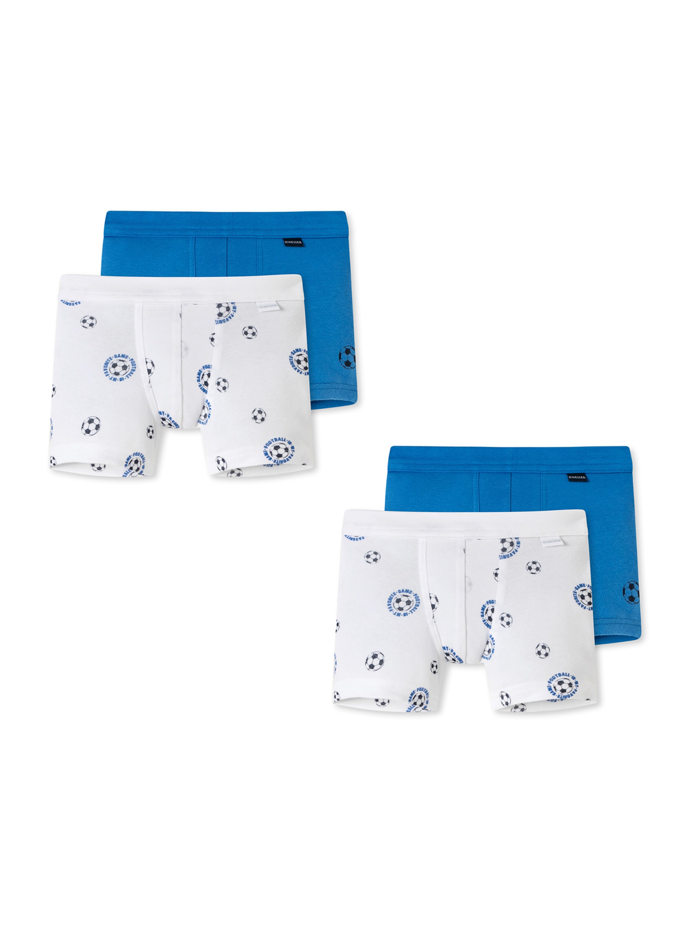 SCHIESSER Onderbroek in Blauw: voorkant