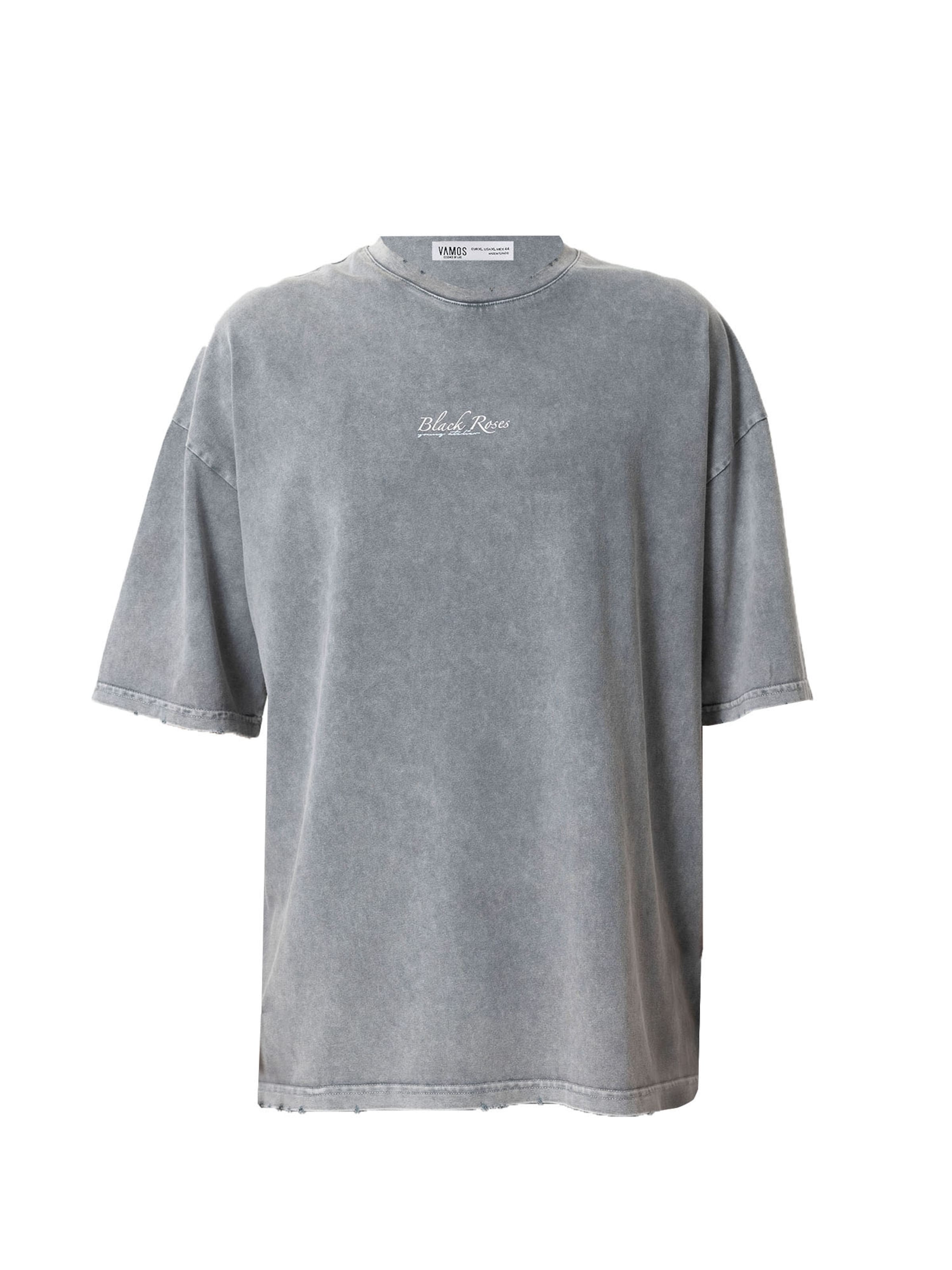 pelēks VAMOS CLO T-Krekls: no priekšpuses