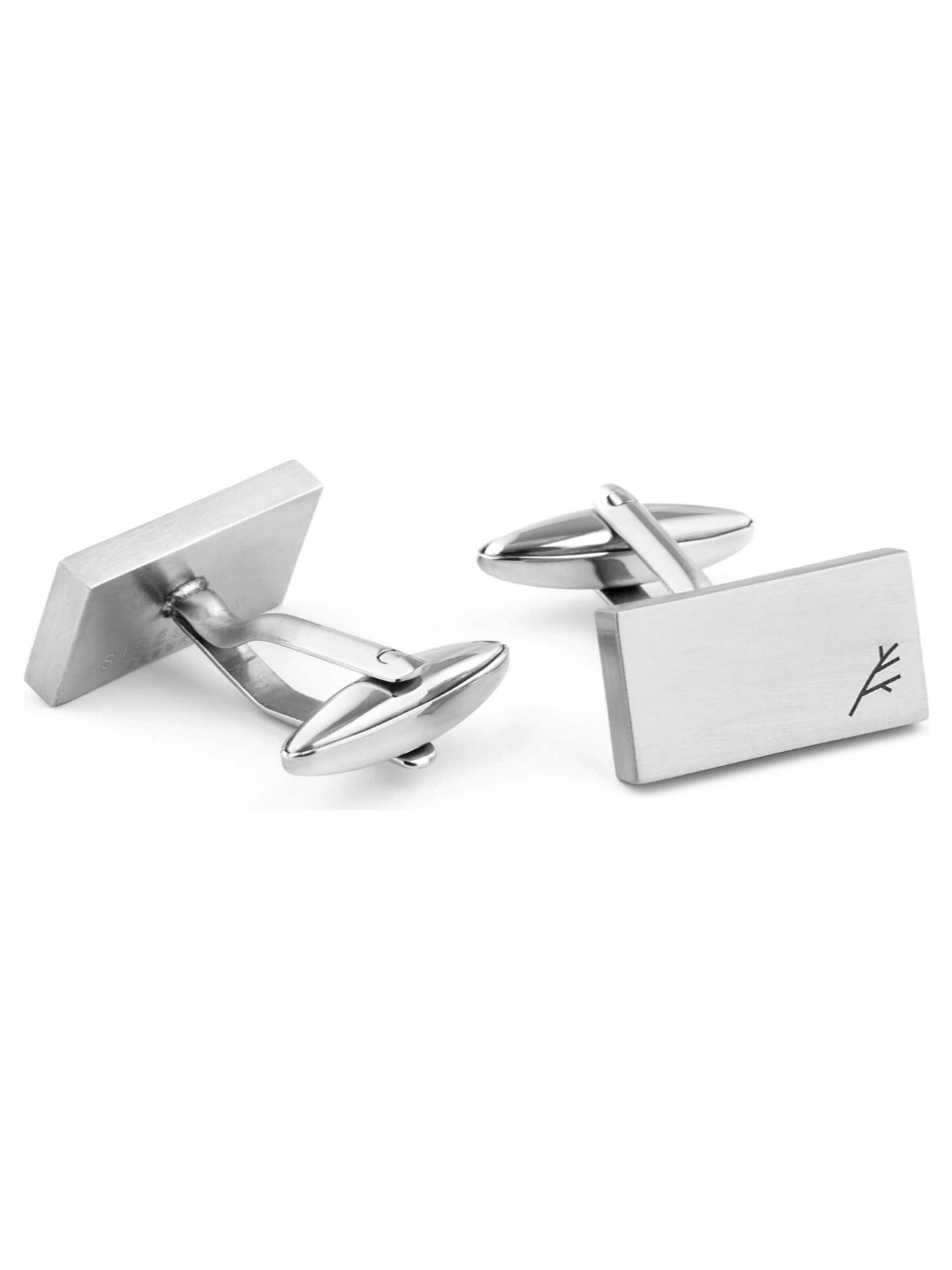 Sidegren Manchetknopen 'Daxon' in Zilver