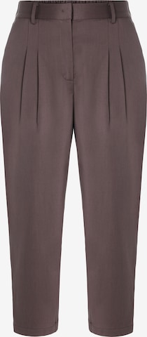 TATUUM Tapered Laskoshousut 'Zoki' värissä ruskea: etupuoli