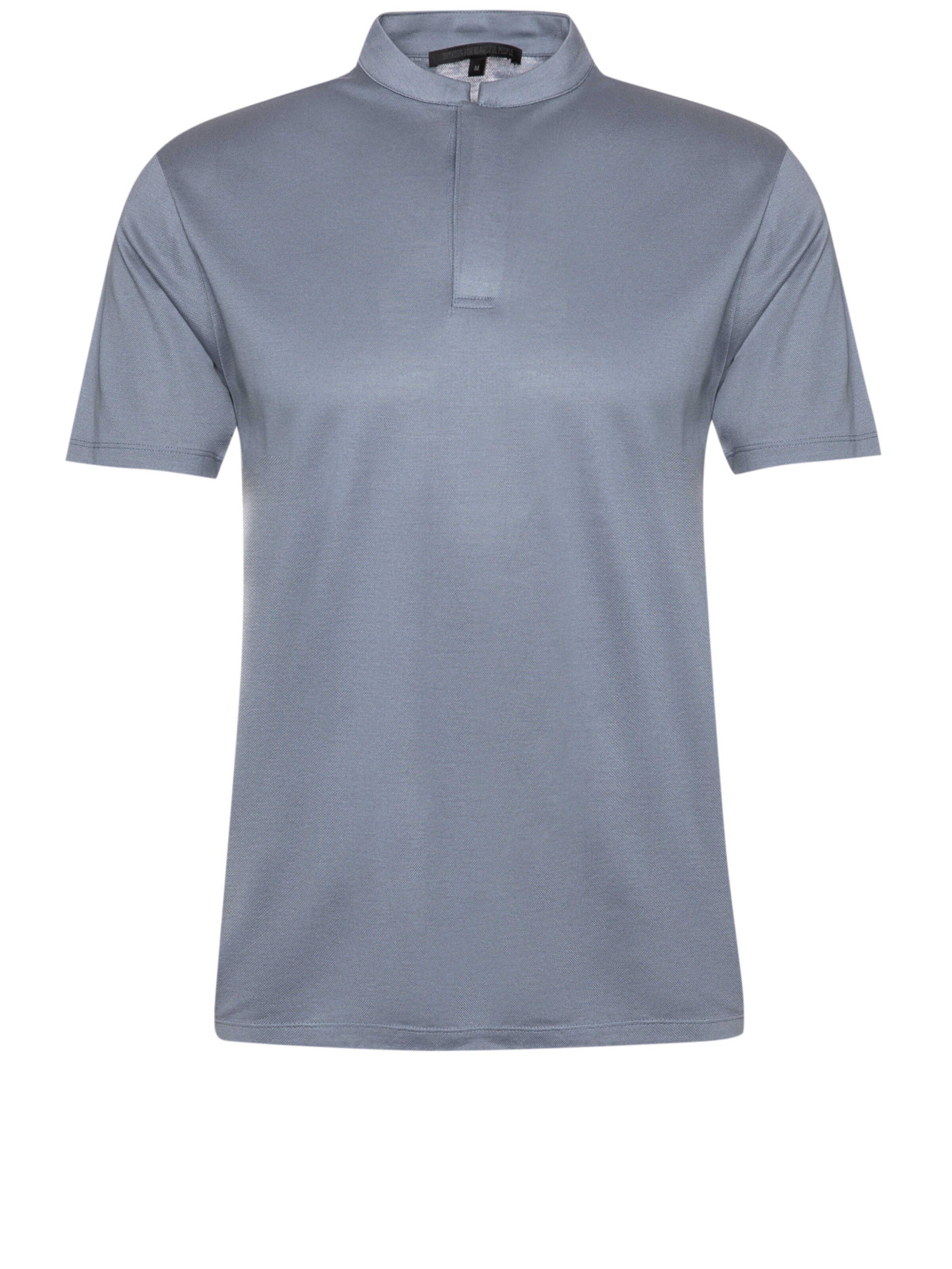DRYKORN Poloshirt 'Louis' in Grau: Vorderseite