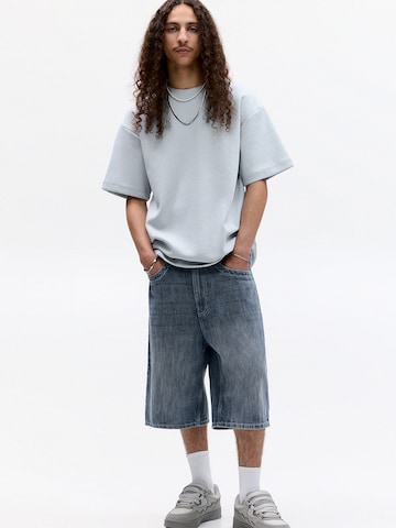 Pull&Bear Тениска в синьо
