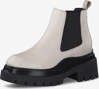 TAMARIS Chelsea boots i svart / vit, Produktvy