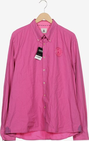 Gaastra Button Up Shirt in XXXL in Pink: front