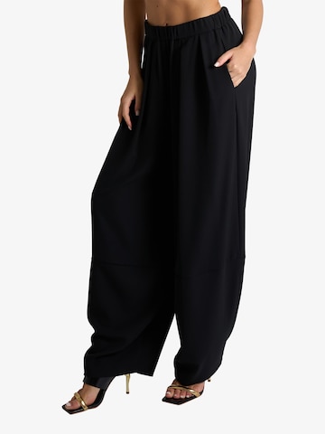 Meimeij - Loosefit Calças em preto: frente
