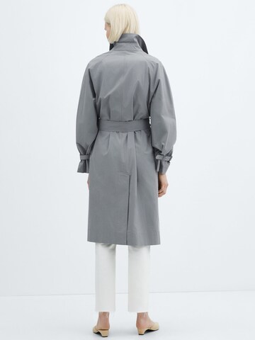 MANGO Between-Seasons Coat 'Anchovy' in Grey