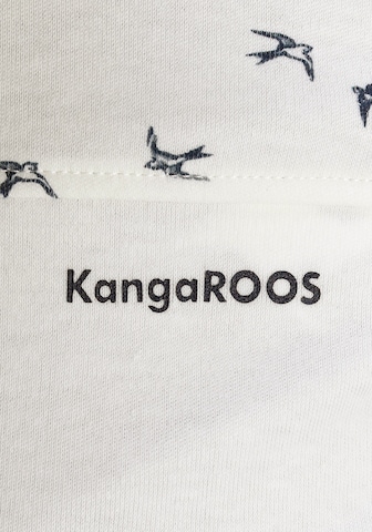 KangaROOS Zip-Up Hoodie in White