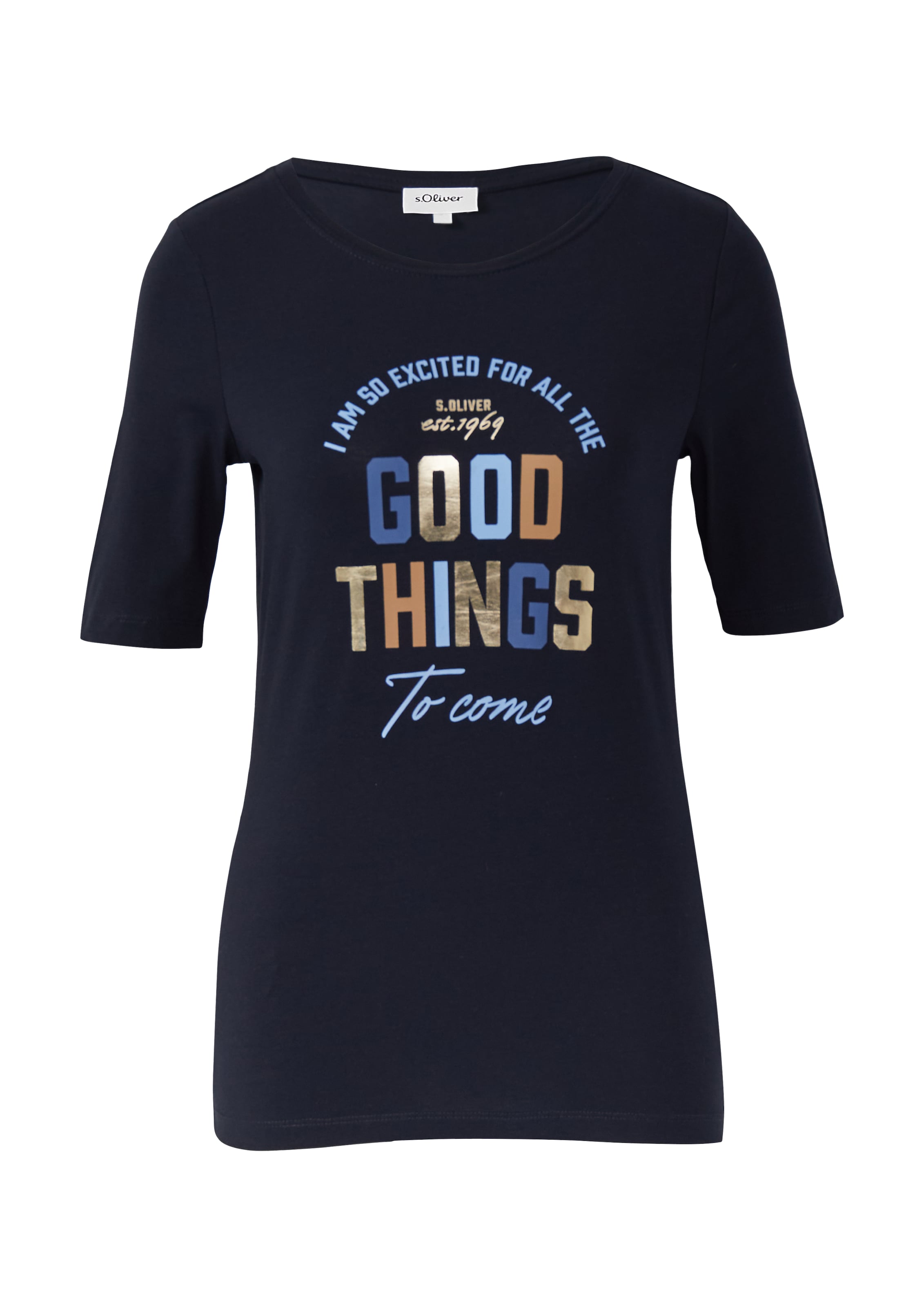 s.Oliver Shirt in Blue: front