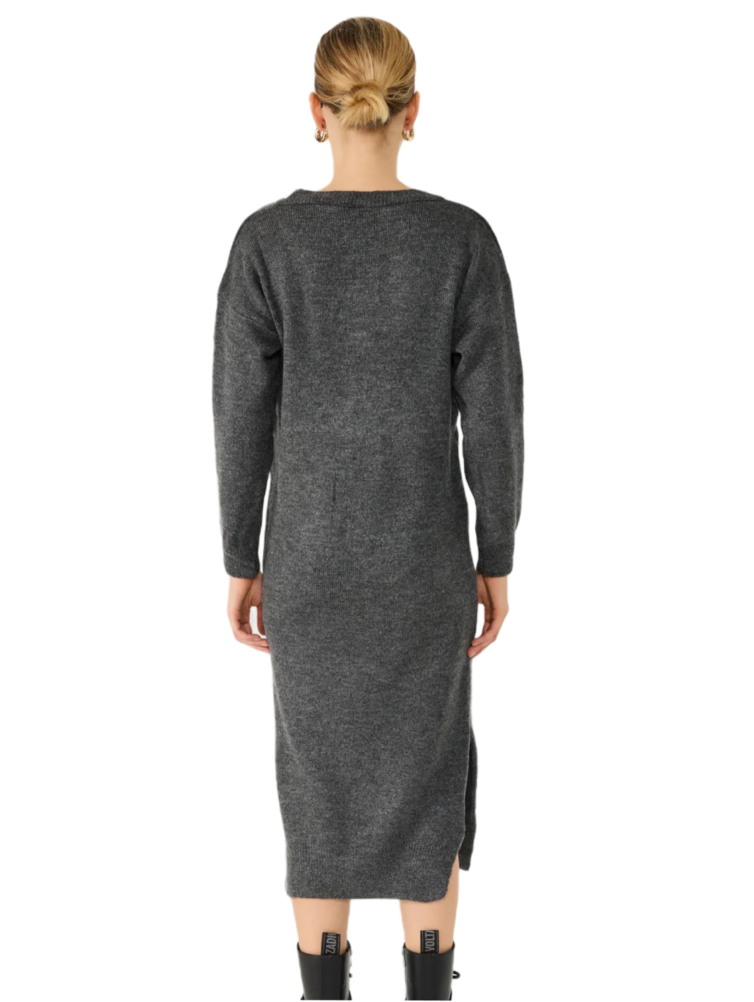 No Matter What Knit dress in Grey