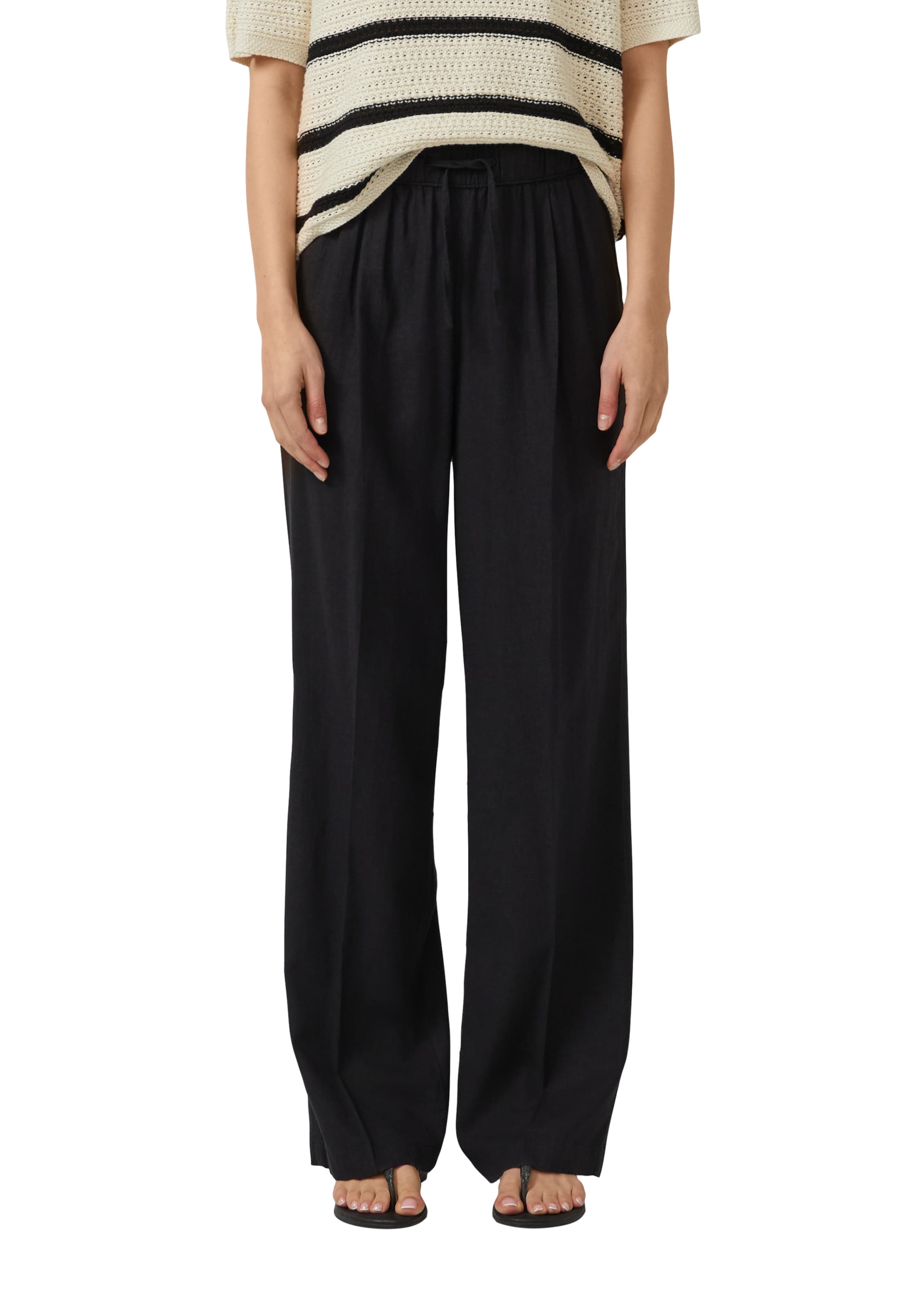 s.Oliver Loosefit Hose in Schwarz