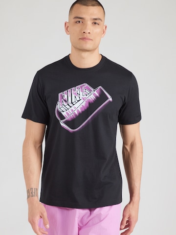 Nike SportswearMajica 'FUTURA' - crna boja: prednji dio
