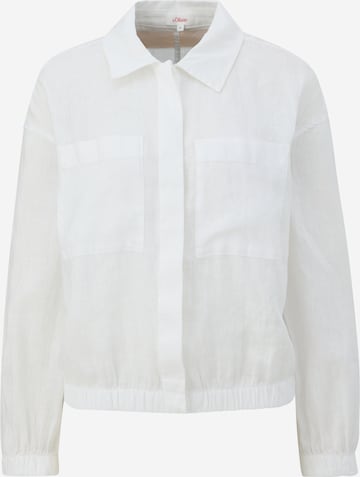 s.Oliver Blouse in Wit: voorkant