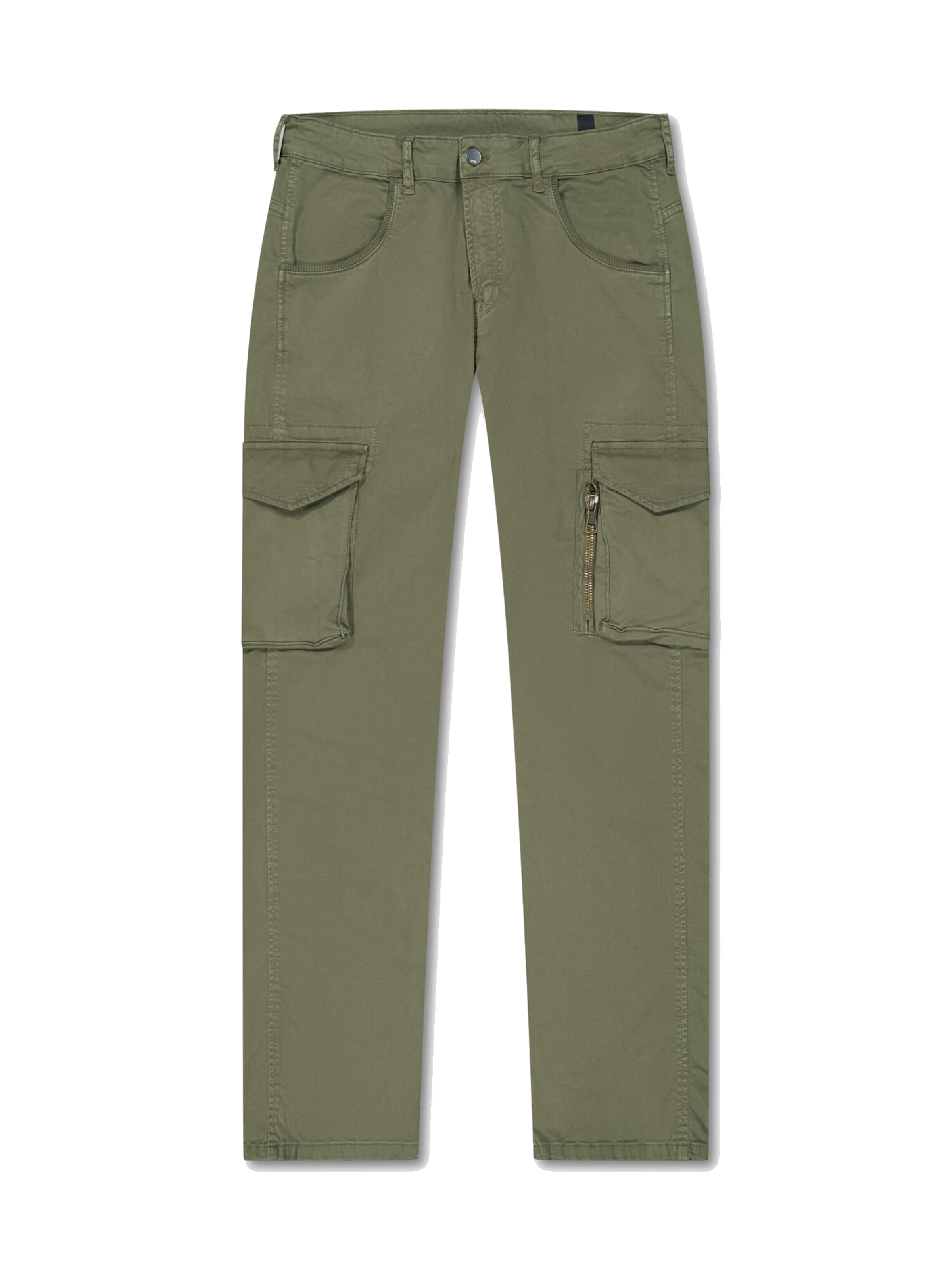Le Temps Des Cerises Pantalon cargo 'BULLET' en 26 en vert, Vue avec produit