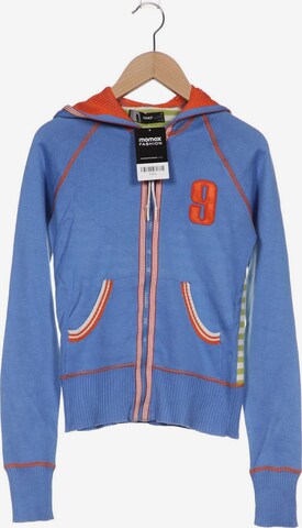 ONLY Sweatshirt & Zip-Up Hoodie in S in Blue: front