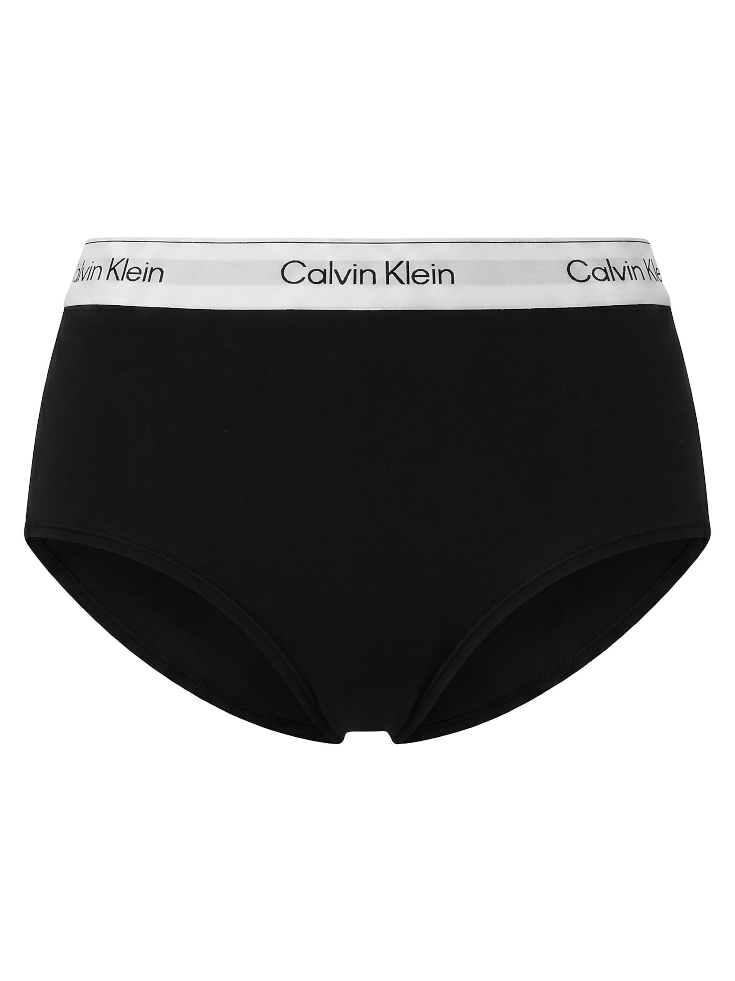 Slip Calvin Klein en noir : devant