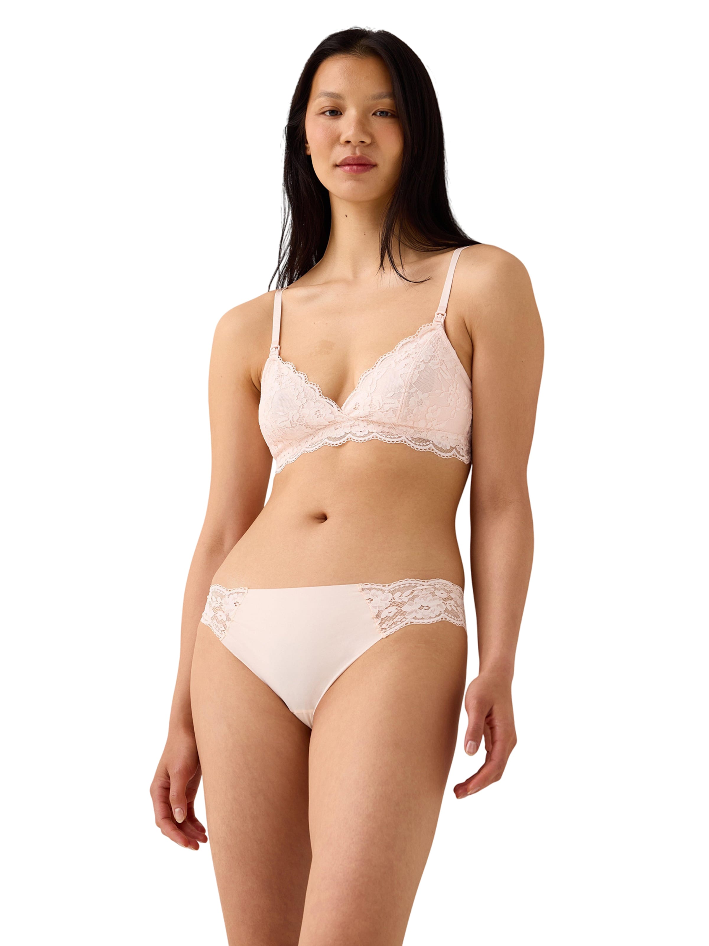 Lindex Maternity Push-up Bra 'Iris' in Pink: front