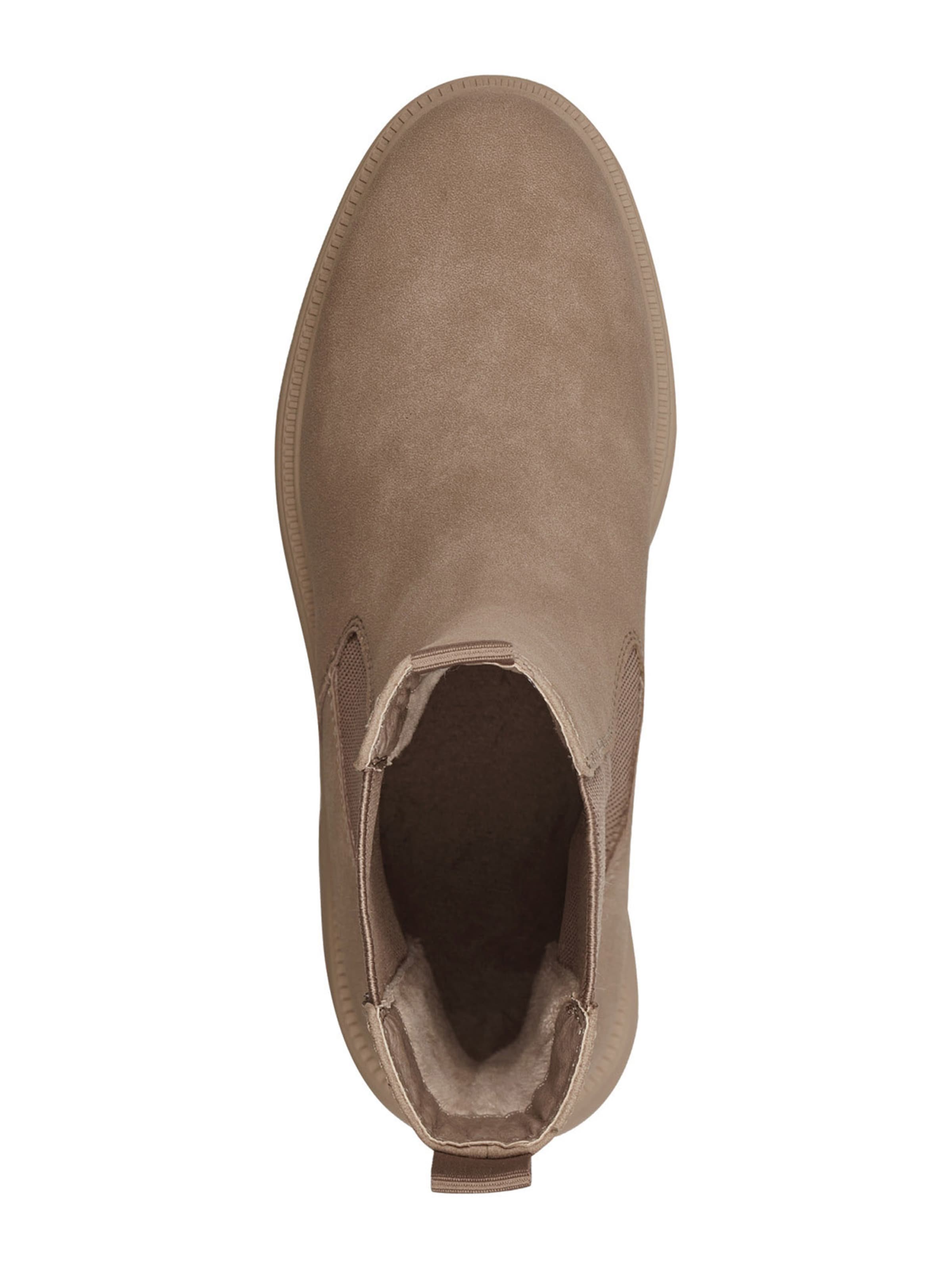 Tamaris Chelsea boots i beige