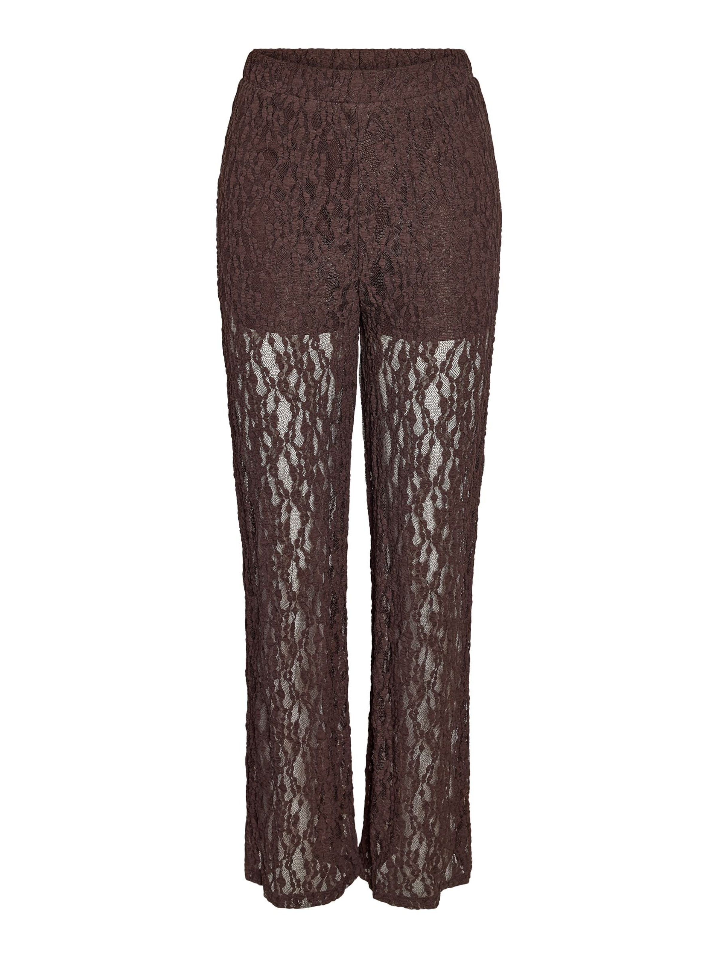 Noisy may - regular Pantalón 'NMEmma' en marrón: frente